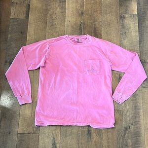 MG Palmer Comfort Colors Pink Long Sleeve Top